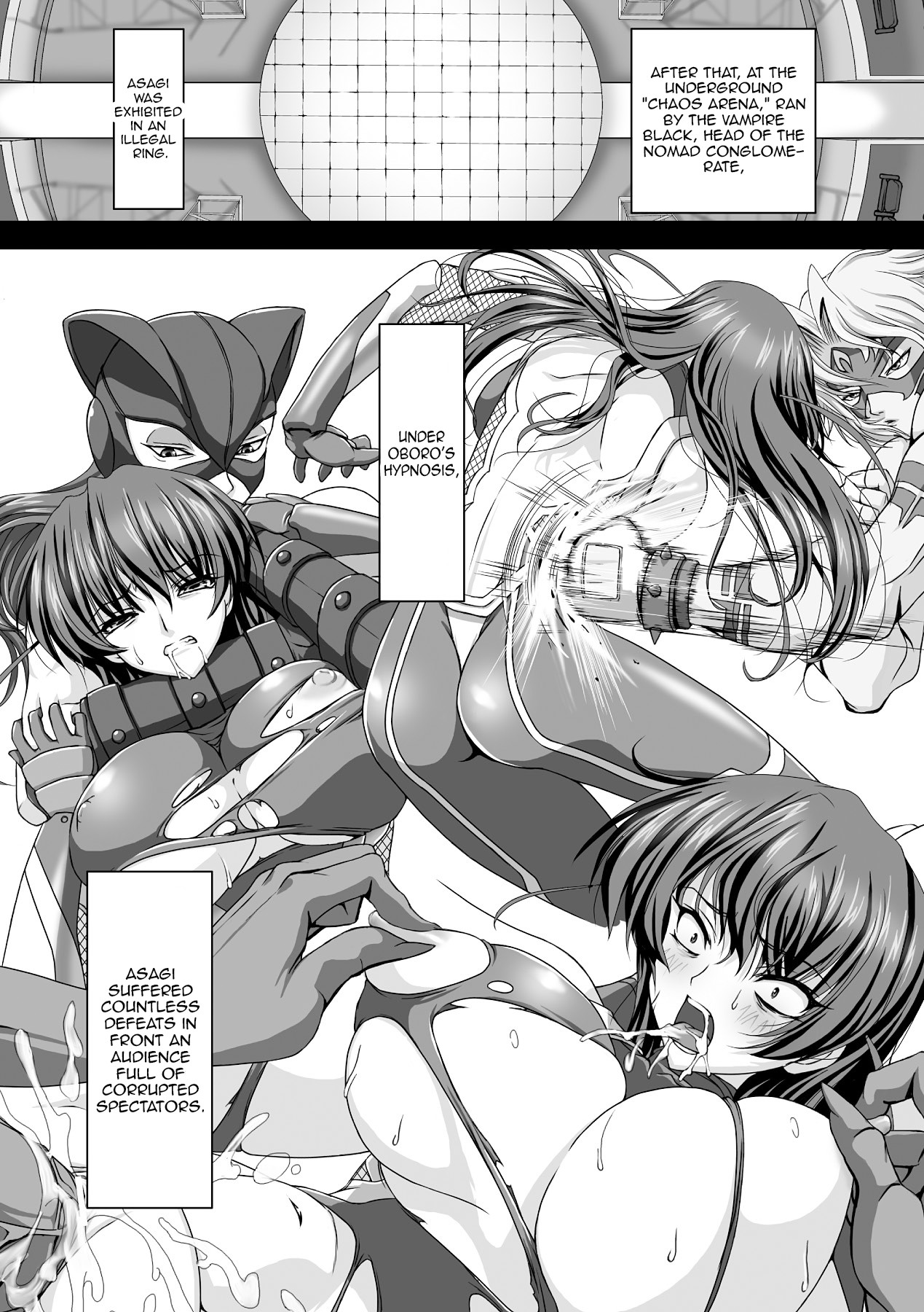 Hentai Manga Comic-Anti-demon Ninja Asagi Embarrassing Dark Game-Read-10